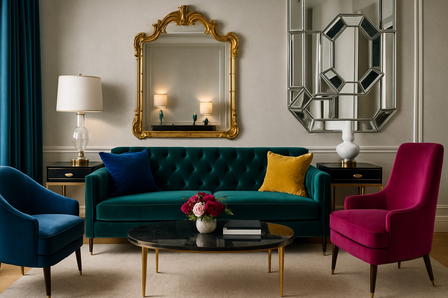 Hollywood Regency interior style inspiration