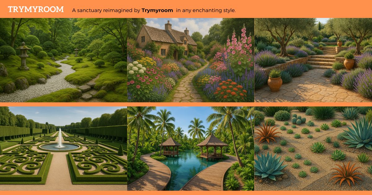 All AI Design Styles - Interior & Landscape | TryMyRoom